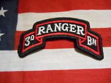 3RD  RANGER BN SCROLL TAB PATCH picture