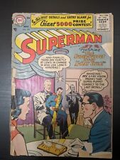 SUPERMAN #109 (1956)  DC Comics DETACHED COVER Low Grade But Readable Interior picture