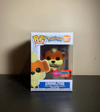 Funko Pop  Pokemon Growlithe Flocked #597 2020 Fall Convention  picture