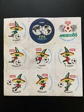 9 Vintage World Championship Football Mexico 86 Advertising Stickers picture