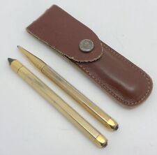 Vtg 1930's Amethyst Mechanical Pencil & Pen Set for Game Score-Keeping (RF975) picture