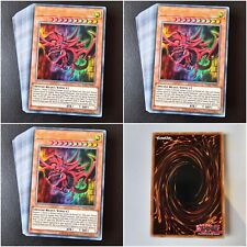 3x 37 Card Egyptian God Slifer Sky Dragon Structure Open Deck (Incomplete Deck) picture