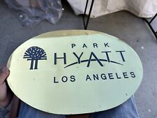 Park Hyatt Luxury Hotel Los Angeles Metal Sign One Of A Kind picture