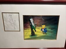 Tubby The Tuba Animated 1 Cell Set Up Pencil Sketches Framed -Dick Van Dyke picture