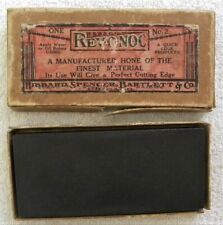 Vintage Rev-O-Noc, Hibbard-Spencer-Bartlett, HSB Sharpening Stone, Hone & Box picture