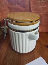 Alco Industries Ceramic Hinged Lid Canister picture