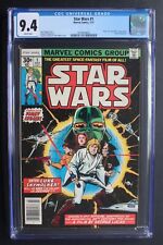 STAR WARS #1 1st Luke, Leia, Darth Vader 1977 MARVEL Pre-Movie 1st Print CGC 9.4 picture