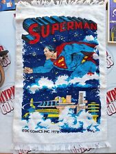 Vintage Superman Hand Towel DC Comics 1978 Royal Treasures picture