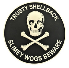 Trusty Shellback PVC Patch Hook & Loop (Neptune Equator Cross The Line) RR 002 picture