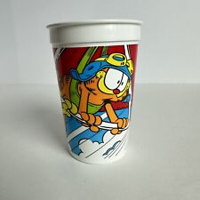 Vintage Garfield Cat 1993 Collectible Pizza Hut Cup Promo Item RARE HTF picture
