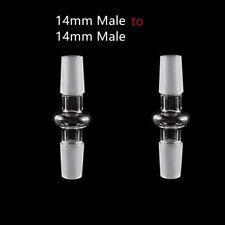 1x Glass Adapter 14mm Male to 14mm Male Lab Glass picture