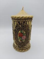 Vintage Peggy Francis Original Candle Carved Sculpted Roses Flowers Unused picture
