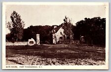 Gate House. Fort Ticonderoga NY Postcard picture