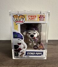 Stoned Puppy Custom Funko POP Glitter & Glow in the Dark w/Pop Armor *RARE picture