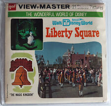 View-Master Walt Disney World Liberty Square Orlando Florida 3 reel packet A950 picture