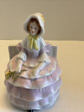VINTAGE J W TRINKET BOX VICTORIA LADY5”  # 283 Out Of 2500 picture