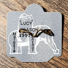 1997 Ventnor Margate NJ Lucy The Elephant Vintage Seasonal Beach Tag New Jersey picture