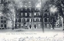 NEWBURYPORT MA - Brown Square Hotel Rotograph Postcard - udb (pre 1908) picture