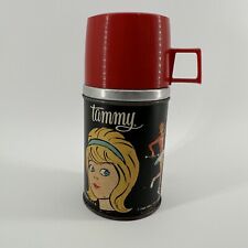 Vintage 1964 Ideal Toy TAMMY DOLL Aladdin Thermos Only  Metal BARBIE Clone Rust picture