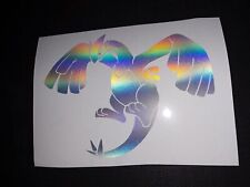 Pokemon Lugia Silver Holographic Anime Sticker Vinyl Decal Window Car Waterproof picture