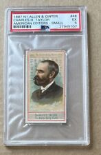1887 N1 Allen & Ginter American Editors #48 CHARLES H. TAYLOR PSA 5 picture