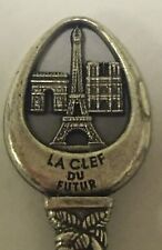 La Clef Du Futur Souvenir De Paris Vintage Souvenir Spoon Collectible picture