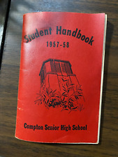 Compton Senior High School Student Handbook 1957-58 picture