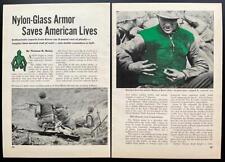“Nylon-Glass Armor Saves American Lives” 1952 M-1951 pictorial 1st Marines~Korea picture
