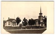 Congregational Church Historical Society Hampstead NH Real Photo RPPC Postcard picture