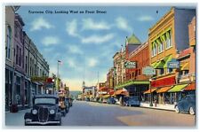 c1940's Traverse City Looking West On Front Traverse City Michigan MI Postcard picture