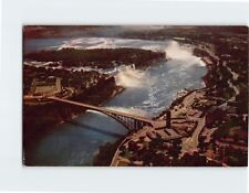 Postcard An aerial panoramic view of Niagara Falls picture
