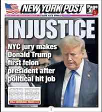 NY Post - Trump Convicted 0 - Injustice picture