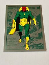 Vision 2014 Marvel Universe Emerald Parallel Card #4 Rare Serial # /100 picture