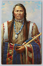 Postcard Chief Ouray Of The Utes Traditional Native American Dress Art Portrait picture