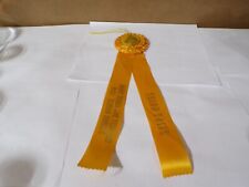 1948 Grinnell Iowa Day Horse Show Ribbon W/Pinback Button picture