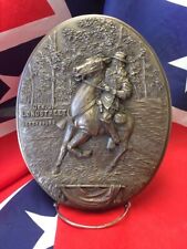 Gen. James Longstreet Equestrian – Plaque in Bonded Bronze picture