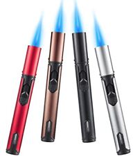 Urgrette 4 Pack Butane Torch Lighters, 6-inch Refillable Pen Lighter Adjustab... picture