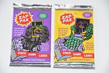 2 packs 1992 Zap Pax Video Game Premiere Trading Cards Battletoads Nintendo Nes picture