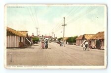 c.1910 Postcard Main Street View Winter Season Ad Tent City Coronado California picture