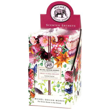 ✿ New MICHEL DESIGN WORKS 7-Pack Scented Sachet SWEET FLORAL Rose Honey Fragrant picture