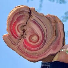 63G  Rhodochrosite Crystal Slab Slice AAA+ : Love / Compassion /Museum level picture