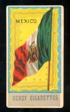 1888 D RITCHIE Tobacco Card MEXICO FLAG C153 Like Allen Ginter DERBY Cigarettes picture
