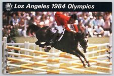 Vintage Postcard Equestrian Events In The 1984 Summer Olympics Los Angeles picture