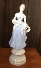 Vtg. Holland Mold Ceramic Colonial Woman Figurine. 15” Tall. Beautiful picture