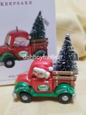 Hallmark 2019 Holiday Parade series Snowman Truck Tree Christmas Ornament picture