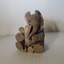 Tuskers Country Artists Henry & Henrietta Elephant Figurine Big Hugs #91152 picture