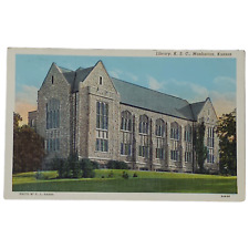 Library Kansas State College Manhattan Kansas Postcards Vintage 1945 Stamped picture