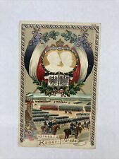 Germany Gruss von der Kaiser & Kaiserin Parade 1908 Rare Posted As Is picture