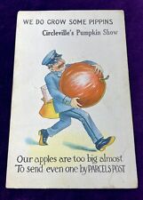 Antique Postcard Circleville Ohio Pumpkin Show Postcard Sent To Portsmouth OH picture