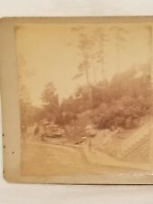 Antique Stereoview Card Eureka Springs, Arkansas Street View Historical Picture picture